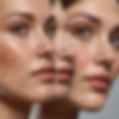 Diet and Skin Health Correlation Chart depicting dietary impacts on skin health
