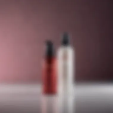 Aesthetic display of hair care products for maintaining demi-permanent color