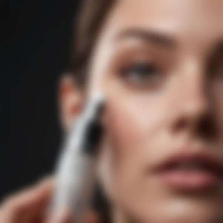 Close-up of a skincare product containing 0.1% retinol