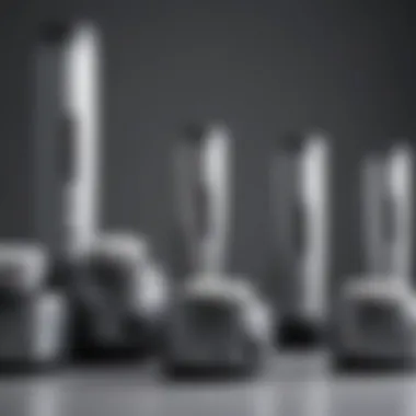 Different types of ultrasonic scrubbers available on the market.