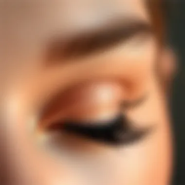 Illustration of eyelash growth cycle