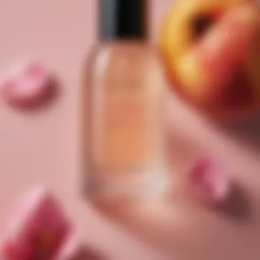 Peach and Lily Refining Serum Ingredients Close-Up