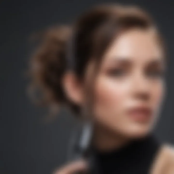 Versatile thin hot air brush for various hair types