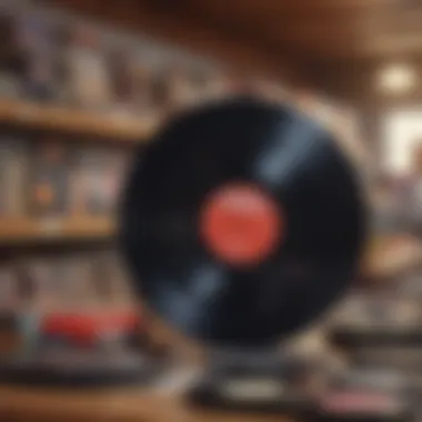 Vintage Vinyl Record Store