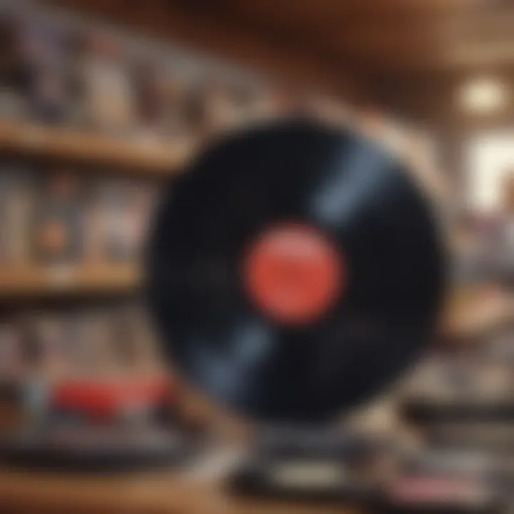 Vintage Vinyl Record Store