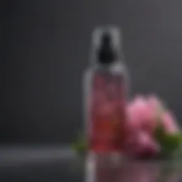 Volumizing Hair Spray Bottle with Floral Design