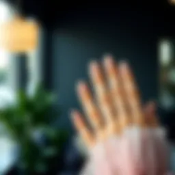 Elegant neutral nail colors suitable for the office